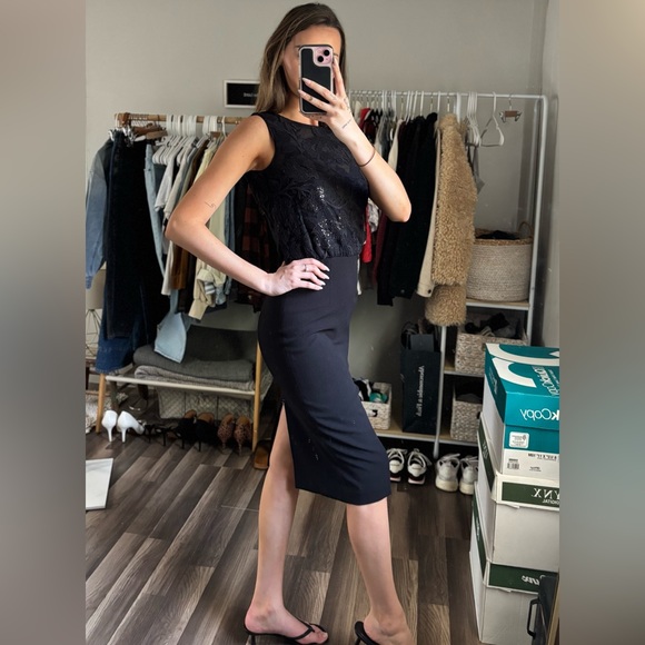 $248 NWOT Dress The Population Amanda Sequin Dress - Picture 7 of 13